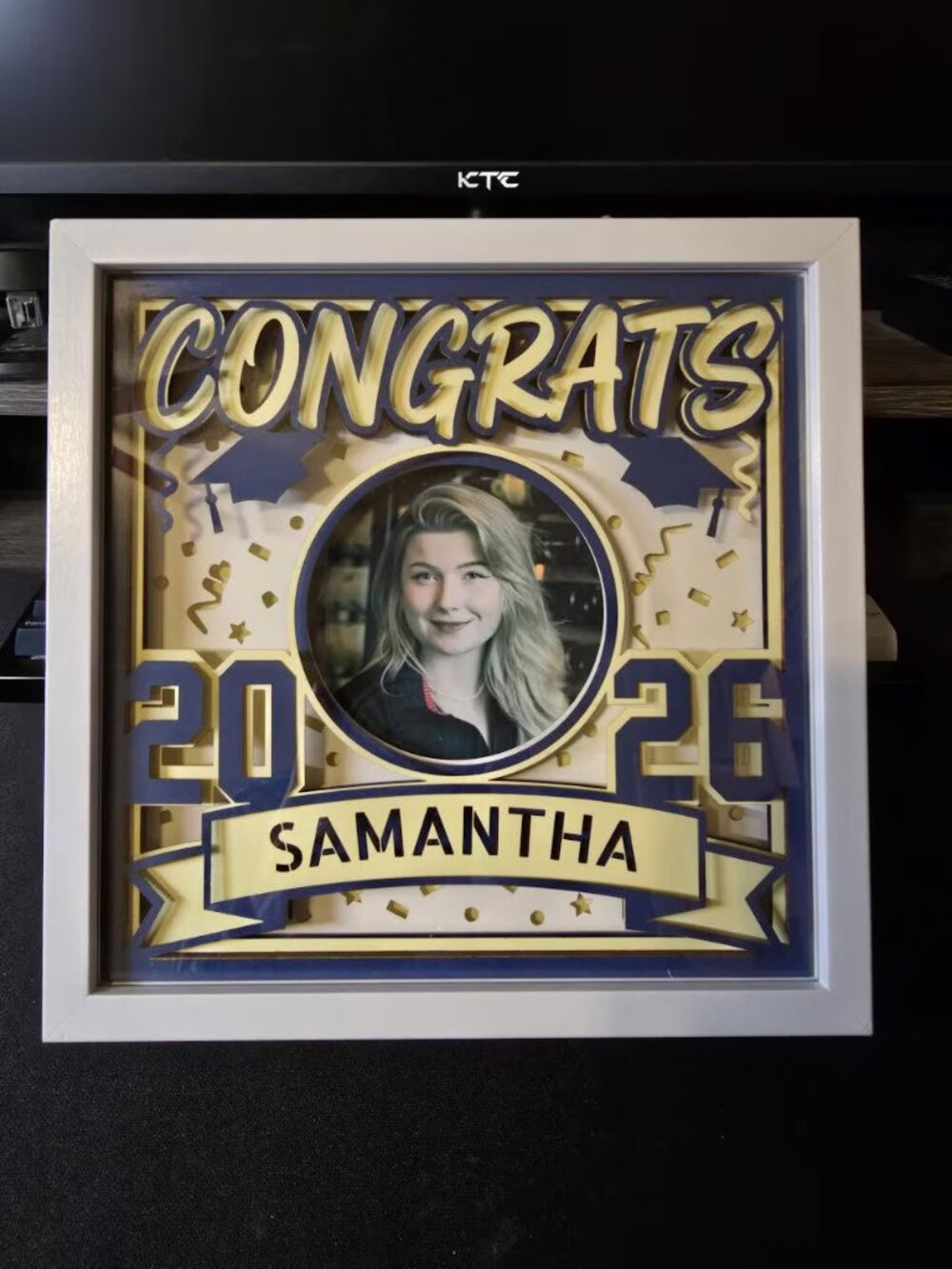 2026 Graduate Layered Shadow Box - Picture 6 of 6